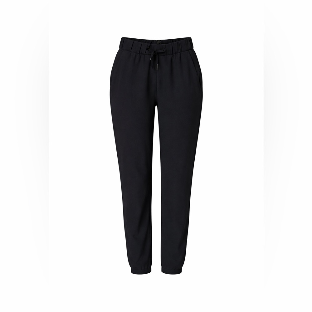 Lululemon On The‎ Fly Woven Pants Black Size 4 Travel Jogger 27”